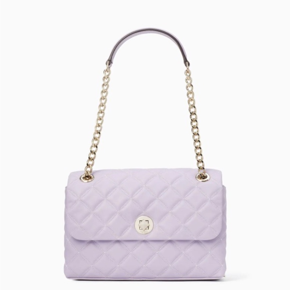 Kate Spade Natalia Quilted Leather Medium Flap Shoulder Bag NWT